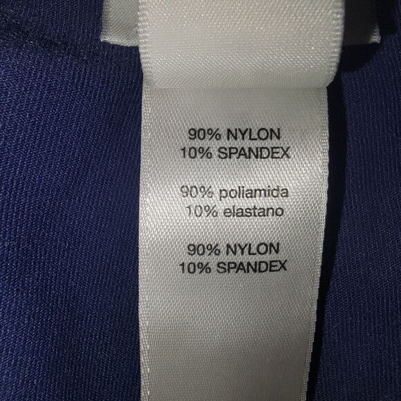 Chico's ZENERGY Seamed Knit Crop Pants Navy Blue Size 1 (Medium) - Picture 5 of 6